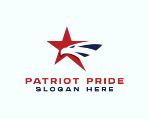 Eagle Patriot Star logo design