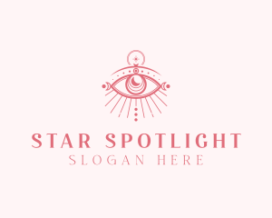 Bohemian Eye Star logo design