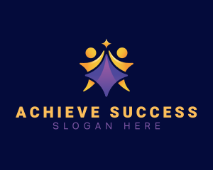 Leadership Star Goal logo design