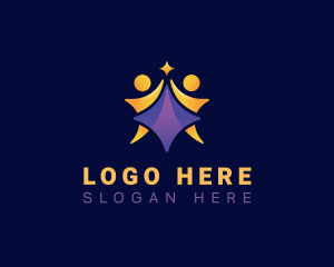 Coaching - Leadership Star Goal logo design