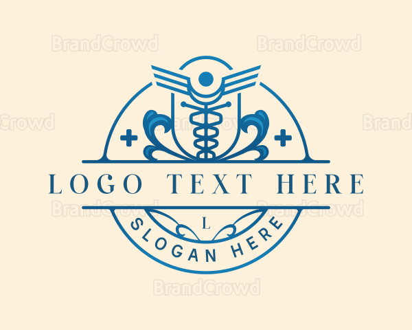 Hospital Medical Caduceus Logo | BrandCrowd Logo Maker