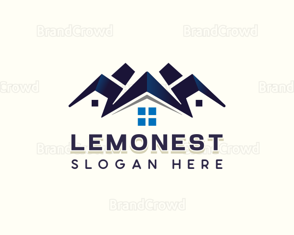 Residential House Roof Logo