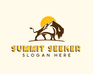 Ox Mountain Summit logo design