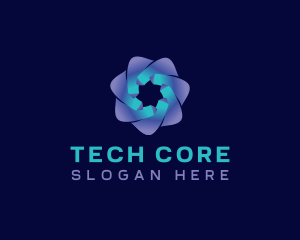 Startup Tech Vortex  logo design