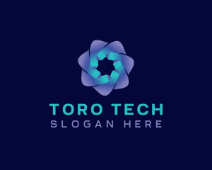 Startup Tech Vortex  logo design