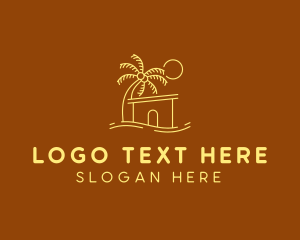 Beach Resort - Beach Resort Vacation logo design