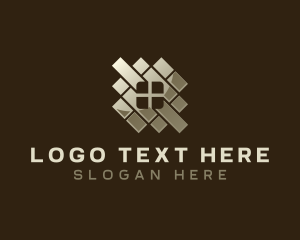 Brick - Home Brick Flooring Tile logo design