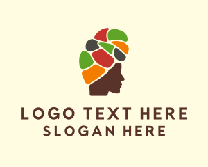 Ethnic African Headwrap Logo