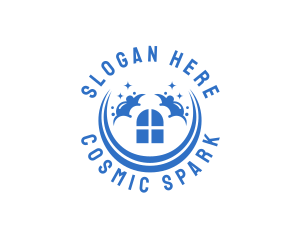 Sparkly Window Cleaning logo design