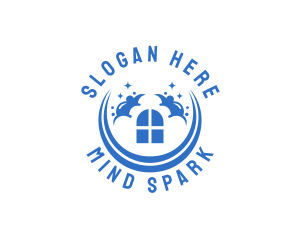 Sparkly Window Cleaning logo design