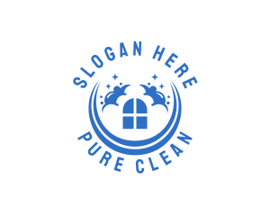 Sparkly Window Cleaning logo design