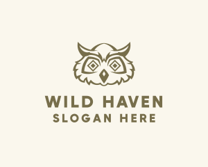 Wild Owl Bird logo design