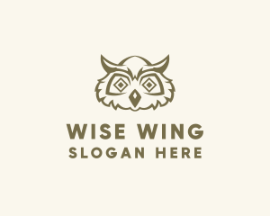 Wild Owl Bird logo design