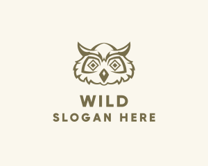 Wild Owl Bird logo design