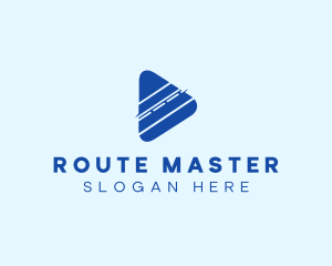 Highway Road Media Player logo design