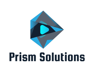 Prism - Prism Play Button logo design