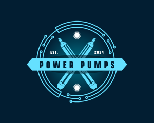 Mechanic Desoldering Pump logo design