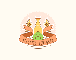 Brewery Beer Hops  Logo