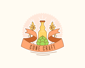 Brewery Beer Hops  logo design