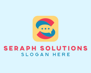 Letter S Messaging App  logo design