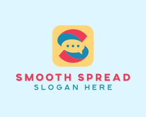 Letter S Messaging App  logo design