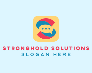 Letter S Messaging App  logo design