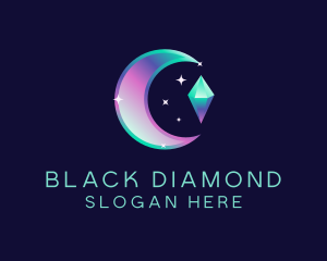 Cosmic Crystal Gem logo design