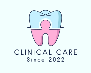 Healthcare Tooth Puzzle logo design