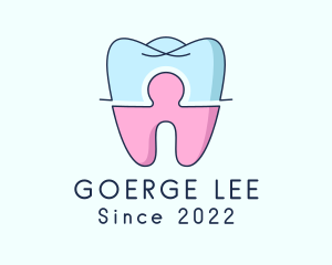 Endodontist - Healthcare Tooth Puzzle logo design