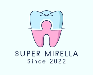 Healthcare Tooth Puzzle logo design