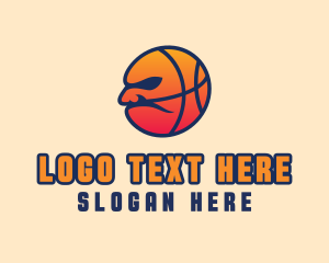 Team - Angry Basketball Sports logo design