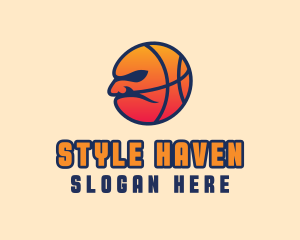 Team - Angry Basketball Sports logo design