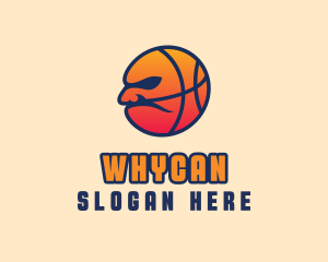 Coach - Angry Basketball Sports logo design