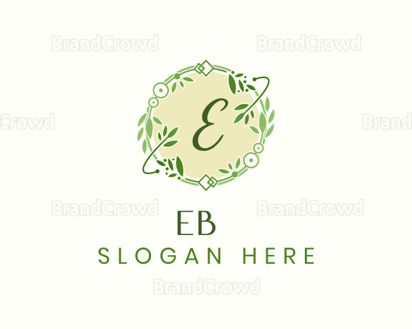 Leaf Spa Ornament Logo