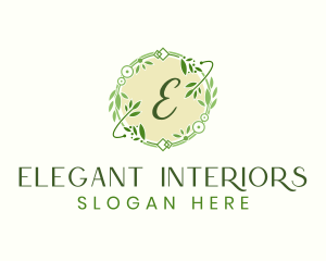 Leaf Spa Ornament logo design