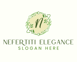 Leaf Spa Ornament logo design