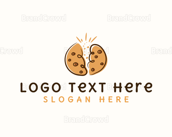 Cookie Dessert Snack Logo