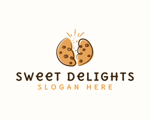 Treats - Cookie Dessert Snack logo design