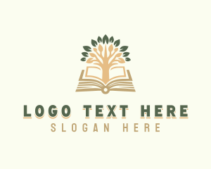 Bookstore - Book Tree Author logo design