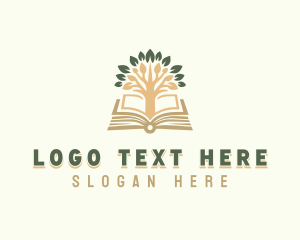 Bible Study - Book Tree Author logo design