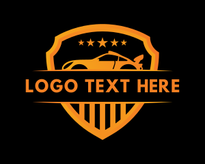 Tire - Automobile Car Emblem logo design