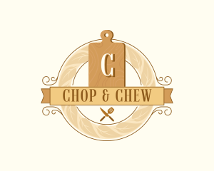 Culinary Chopping Utensils logo design