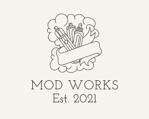 Mod - Smoke Vape Vaping Banner logo design