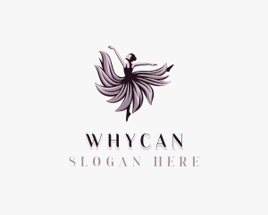 Dance - Woman Ballet Dancer logo design