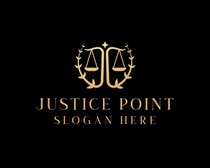 Judiciary - Judiciary Law Scale logo design