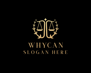 Legal Advice - Judiciary Law Scale logo design