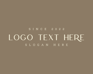 Newspaper - Elegant Neutral Brand logo design