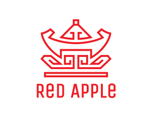 Red - Red Chinese Nugget logo design