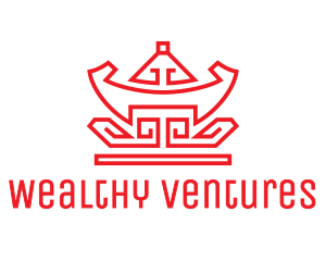 Prosperity - Red Chinese Nugget logo design