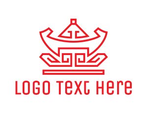 Red - Red Chinese Nugget logo design